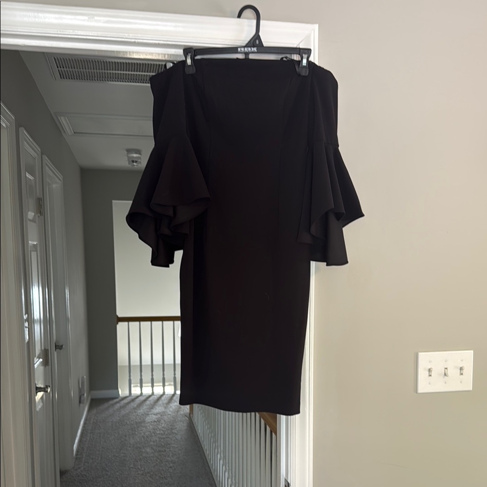 Elegant Black Off-Shoulder Dress